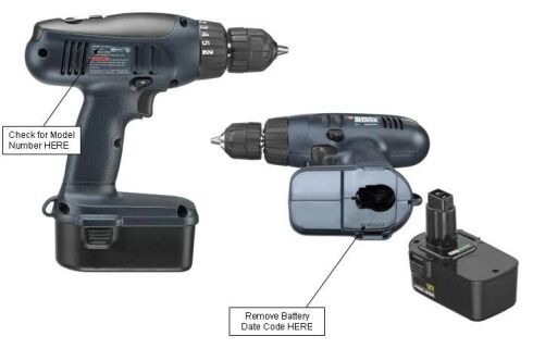 CPSC, Black &amp; Decker Announce Recall to Repair 18-volt Cordless Drill 