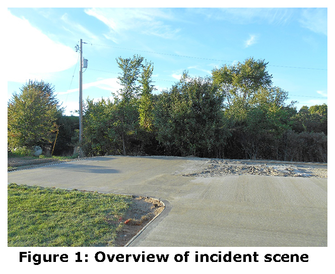 Figure 1: Overview of incident scene