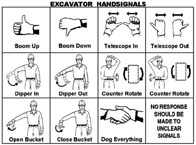 Excavator Handsignals