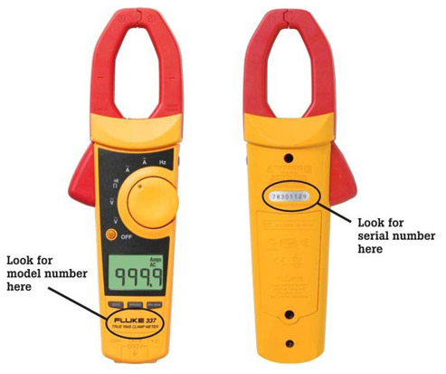 Photo of fluke amp meter