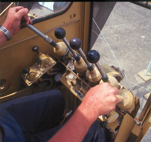 photo of operators compartment