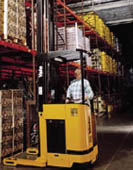 Photo of man on forklift