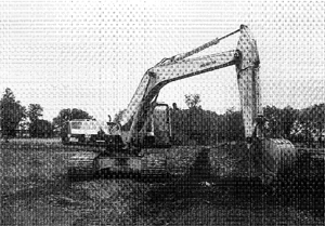 Photo of heavy equipment digging