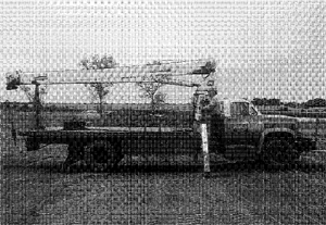 Photo of Boom-truck with elevated platform
