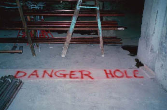 Photo of hole marker