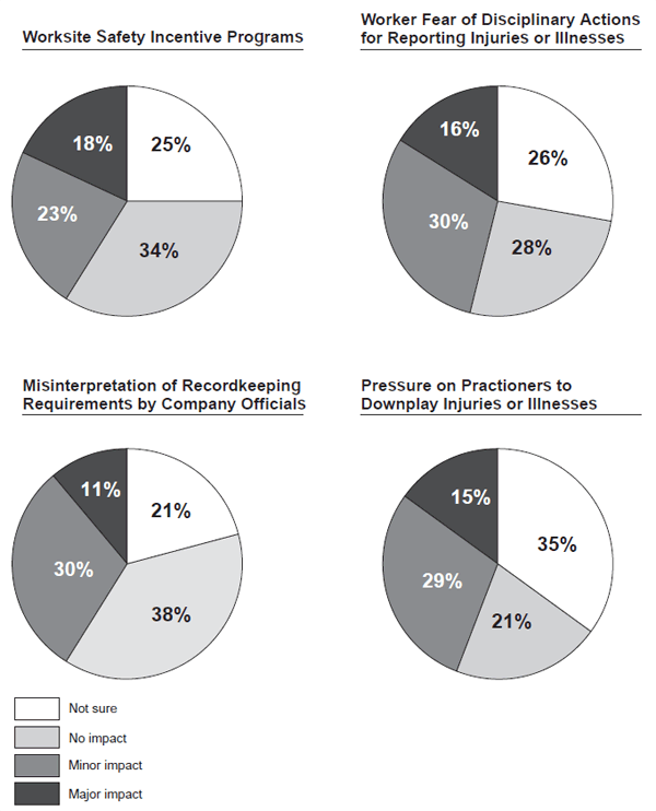 Figure 12: Impact of Various Factors on Accuracy of Employers’ Injury and Illness Logs