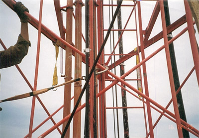 The use of portable type anchorage points can make difficult attachment locations safe.
