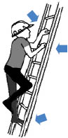 Illustration ladder use