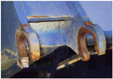 even closer look at sheared pivot pin connectors
