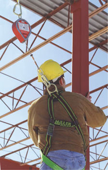 Photo of correct harness use