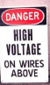 high voltage sign