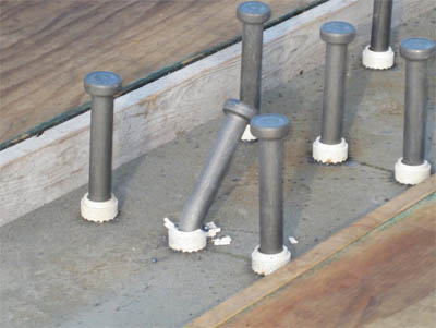 Figure 1: Welded shear stud connectors with