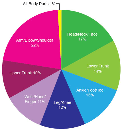 Injury Characteristics: Body Parts