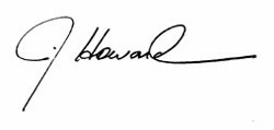 Firma del Dr. John Howard, M.D.