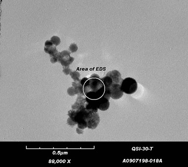 Image of Air sample particle