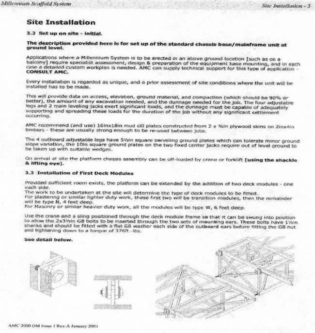 Fifth Page of Technical Data