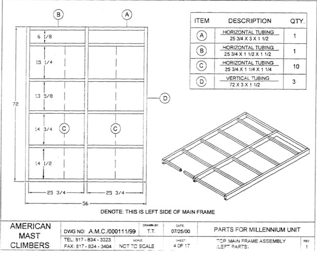 Main Frame Top