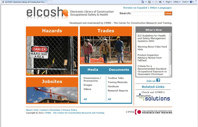 eLCOSH Homepage