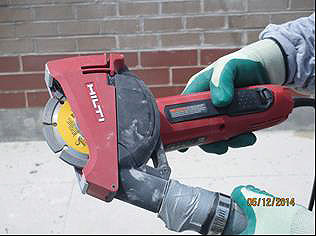 Image of Hilti Grinder with Shroud