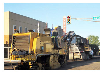 image of street paving activity