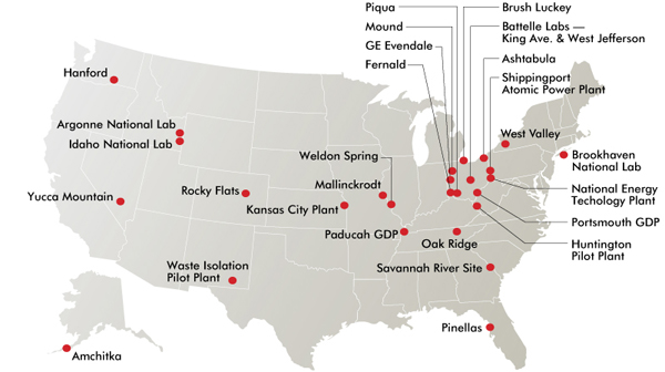 Map of BTMed centers across the US