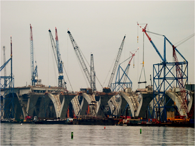 Shipping docks. Photo courtesy Earl Dotter and CPWR.