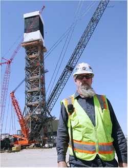 Photo of man on a worksite