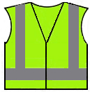 class 1 reflective green vest