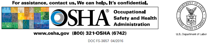 Osha and DOL logos