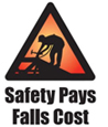 stop construction falls logo