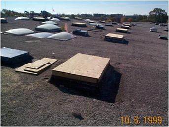 box covering skylight