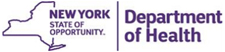 NY department of health logo