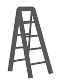 Graphic of ladder
