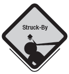 Struck-By Hazard Sign