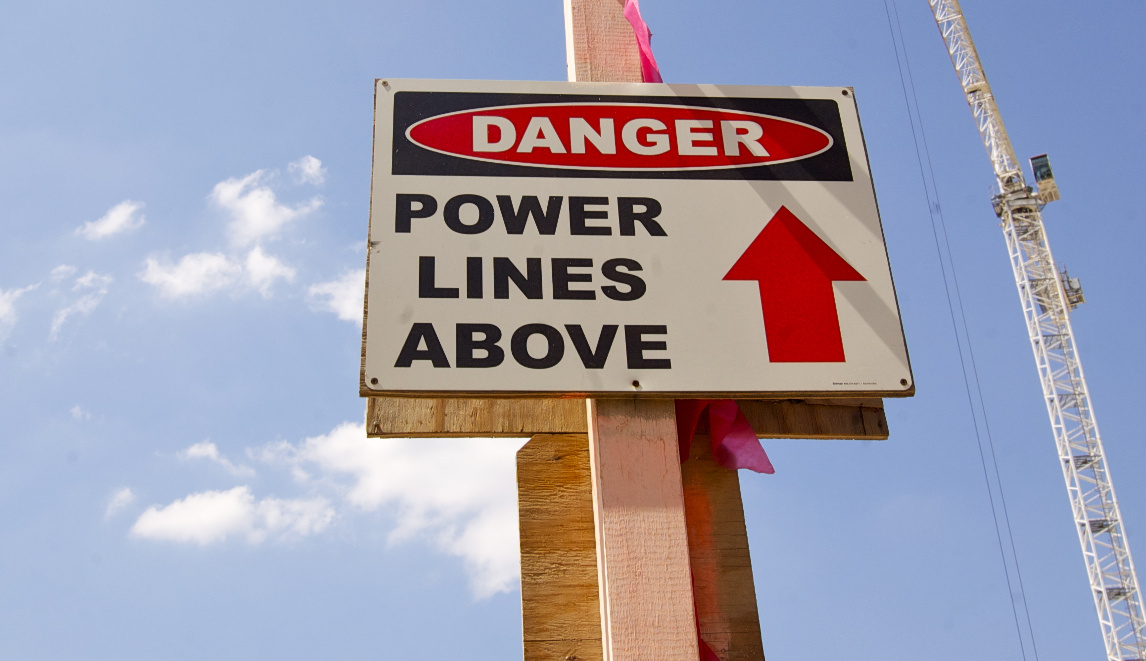 Danger! Power Lines Above